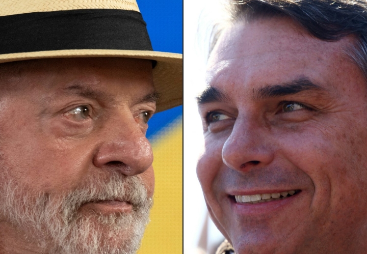 Flávio lidera apuração e vai disputar segundo turno com Lula