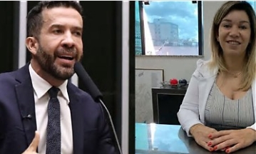 Flávio convida prefeita que tem medida protetiva contra Janones para debate